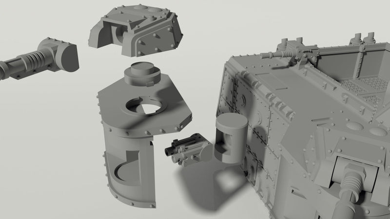 Grim Ratte - Heavy Battle Tank | Fully Customizable Colossus - Only-Games