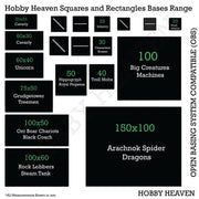 60mm Round Flying Bases – Clear Plastic Stands for Sci-Fi & Fantasy Wargaming Miniatures - Only-Games