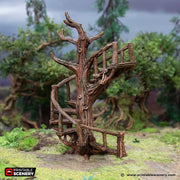 Stair Walkways  - Hagglethorn Hollow - Printable Scenery Terrain Wargaming D&D DnD - Only-Games