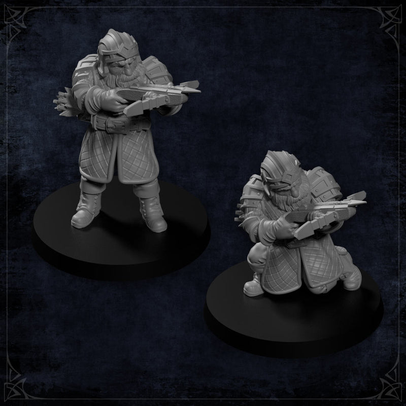 Steelvein Warband – 10 Dwarf Miniatures