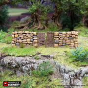 Hagglethorn Stone Walls - Hagglethorn Hollow - Printable Scenery Scatter Terrain D&D DnD - Only-Games