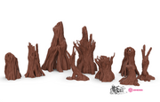 Swamp Trees - 3DHexes Wargaming Terrain D&D DnD - Only-Games