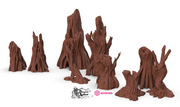 Swamp Trees - 3DHexes Wargaming Terrain D&D DnD - Only-Games