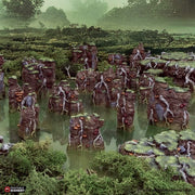 Swamp Grotto Walls - The Gloaming Swamps - Printable Scenery Terrain Wargaming 10mm 15mm 20mm 25mm 28mm 32mm 40mm 54mm D&D DnD - Only-Games