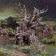 Wildwood Ruins Full Set - The Gloaming Swamps - Printable Scenery Terrain Wargaming 15mm 20mm 25mm 28mm 32mm 40mm 54mm D&D DnD - Only-Games