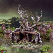 Wildwood Ruins Full Set - The Gloaming Swamps - Printable Scenery Terrain Wargaming 15mm 20mm 25mm 28mm 32mm 40mm 54mm D&D DnD - Only-Games