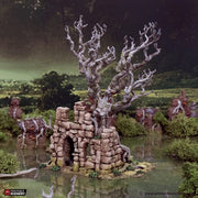 Wildwood Ruins Full Set - The Gloaming Swamps - Printable Scenery Terrain Wargaming 15mm 20mm 25mm 28mm 32mm 40mm 54mm D&D DnD - Only-Games
