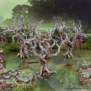 Wildwood Trees - The Gloaming Swamps - Printable Scenery Terrain Wargaming 15mm 20mm 25mm 28mm 32mm D&D DnD - Only-Games