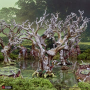 Wildwood Trees - The Gloaming Swamps - Printable Scenery Terrain Wargaming 15mm 20mm 25mm 28mm 32mm D&D DnD - Only-Games