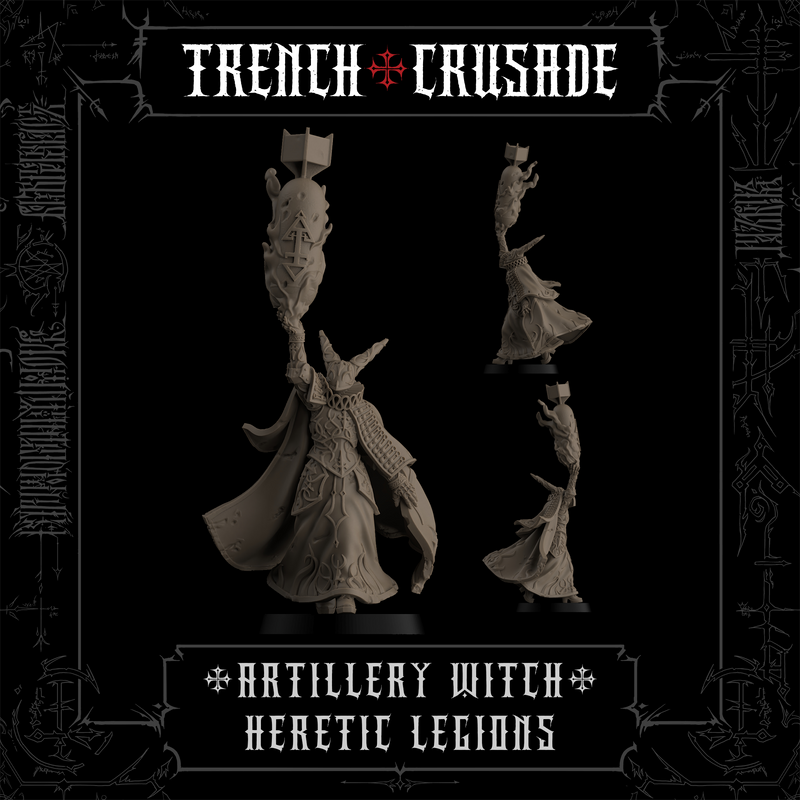 Trench Crusade - Artillery Witch - Heretic Legion - Only-Games