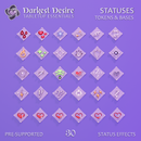 Condition Tokens - 30 Status Effects with Bases