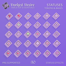 Condition Tokens - 30 Status Effects with Bases