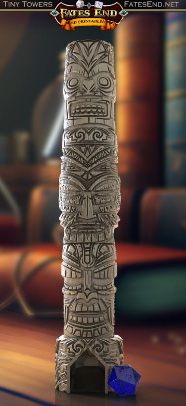 Tiki Totem Dice Tower - Only-Games