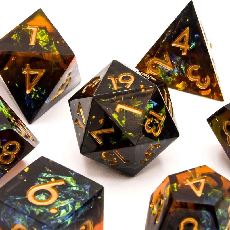 Archer's Dream | Sharp Edge Dice | 7 Piece Set - Only-Games