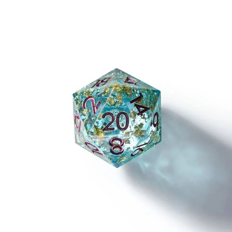 Aurora Mist | 33mm D20 | Oversized Liquid Core - Only-Games