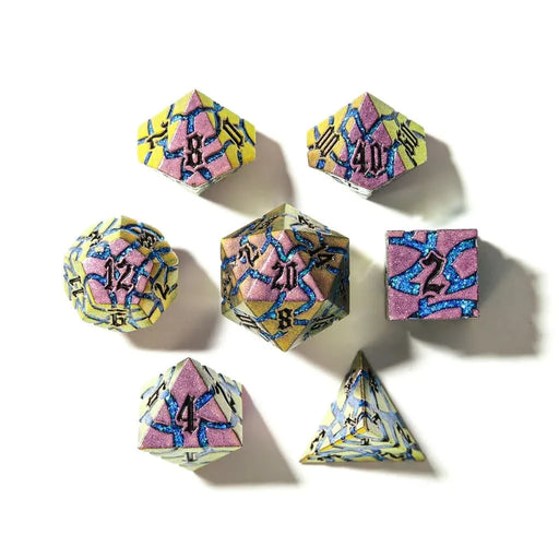 Mystic Steel | Solid Metal | 7 Piece Set - Only-Games