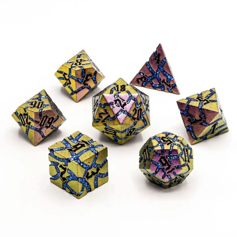 Mystic Steel | Solid Metal | 7 Piece Set - Only-Games