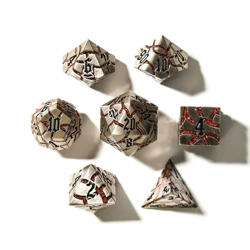 Infernal Steel | Solid Metal | 7 Piece Set - Only-Games