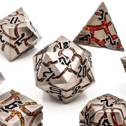 Infernal Steel | Solid Metal | 7 Piece Set - Only-Games
