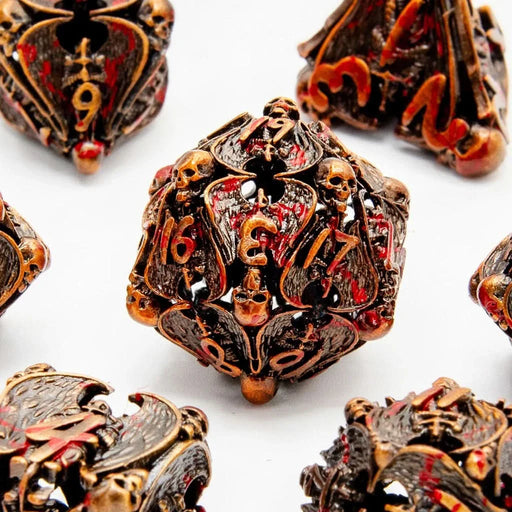 Necromancer's Gambit | Hollow Metal | 7 Piece Set - Only-Games