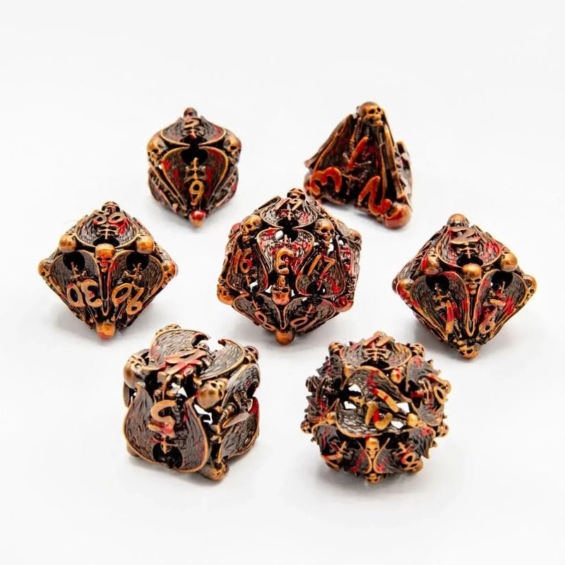 Necromancer's Gambit | Hollow Metal | 7 Piece Set - Only-Games