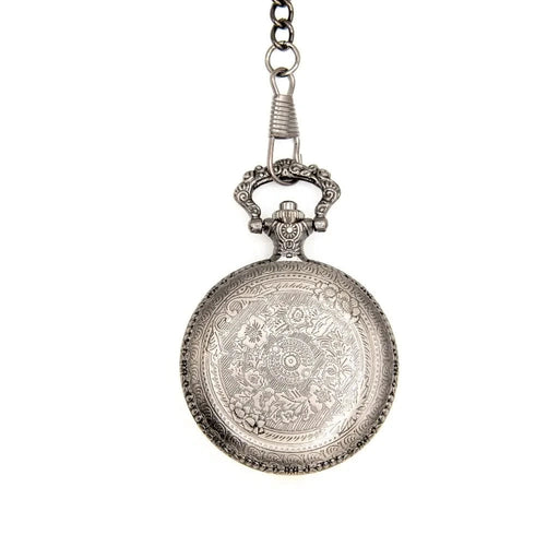 Death's Keeper | Pocket Watch Case | Ancient Silver - Only-Games