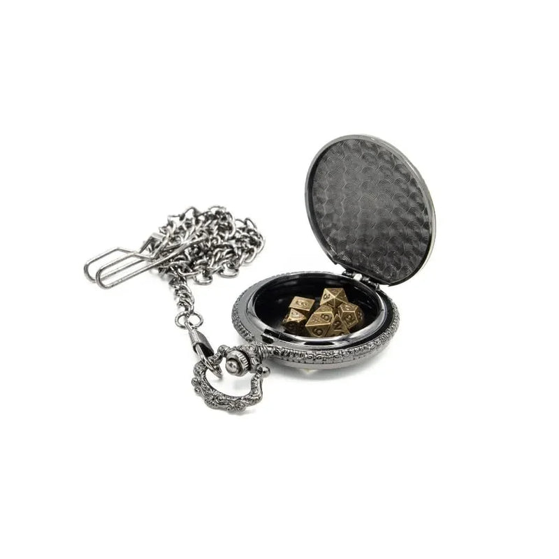 Death's Keeper | Pocket Watch Case | Ancient Silver - Only-Games