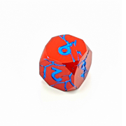 Frostfire Scar | Solid Metal Dice | 7 Piece Set - Only-Games