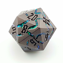 Verdant Ruin | Solid Metal Dice | 7 Piece Set - Only-Games