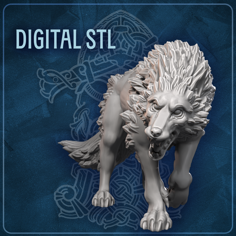 Frostiulfr (Frost Hounds) STL - Only-Games