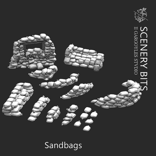 Tabletop Terrain Sandbags - Only-Games