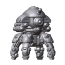 15mm Sci-Fi Walking Tank Mech STL 3 Pack Robot Walker Miniatures for Tabletop Wargaming