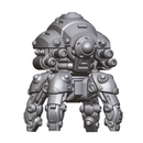 15mm Sci-Fi Walking Tank Mech STL 3 Pack Robot Walker Miniatures for Tabletop Wargaming