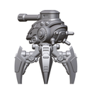 15mm Sci-Fi Walking Tank Mech STL 3 Pack Robot Walker Miniatures for Tabletop Wargaming