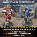Mechadrome Terran Heavy Mech Bundle (15mm Scale)