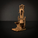 Wizard Polias Standing with Throne