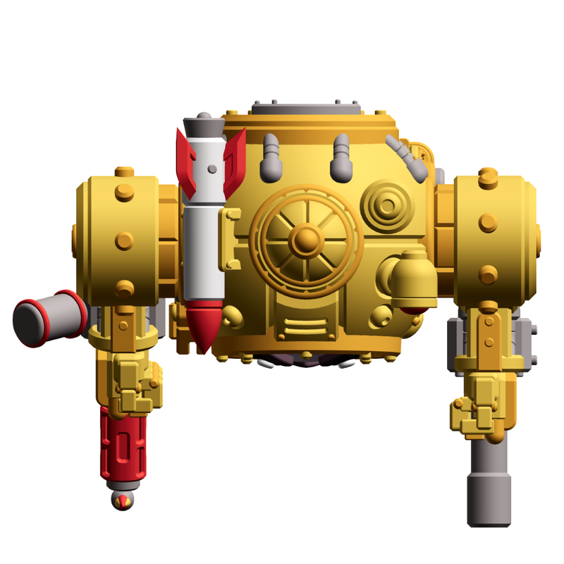 UWU Steam Force Rocket Mech tabletop Miniature - Only-Games