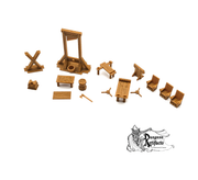 Torture Chamber Accessories - 28mm 32mm Hero's Hoard Wargaming Tabletop Scatter Miniatures Terrain D&D, DnD - Only-Games