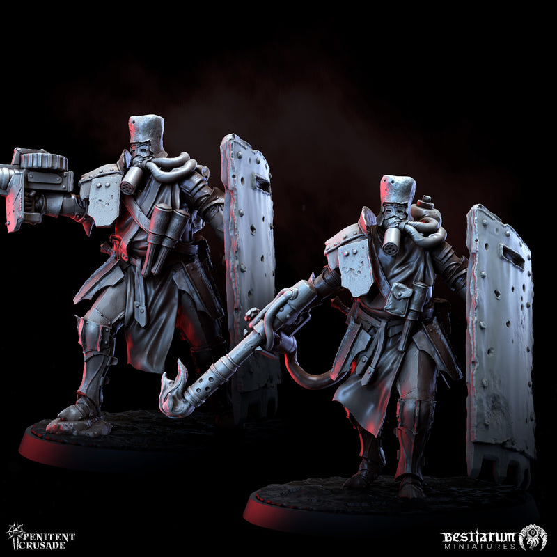 Multipart Heretic Legion | Bestiarum | Trench Crusade DnD Miniatures - Only-Games