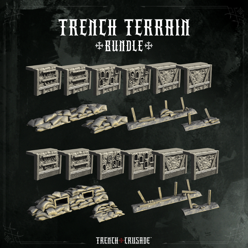 Trench Crusade terrain - Trench system bundle - Only-Games