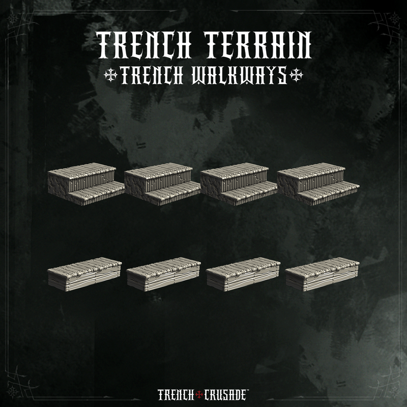 Trench Crusade terrain - Trench walkways - Only-Games