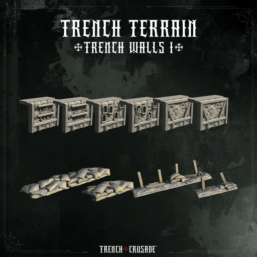 Trench Crusade terrain - Trench Walls 1 - Only-Games