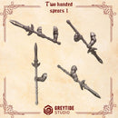 Two handed spears 1 CL
