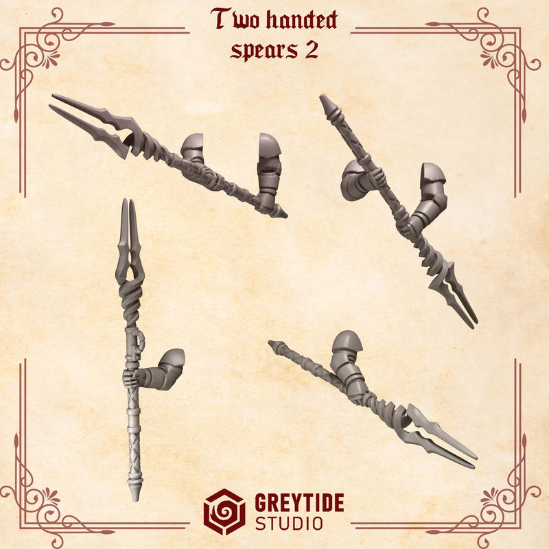 Two handed spears 2 CL