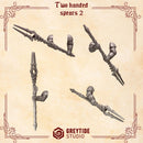 Two handed spears 2 CL