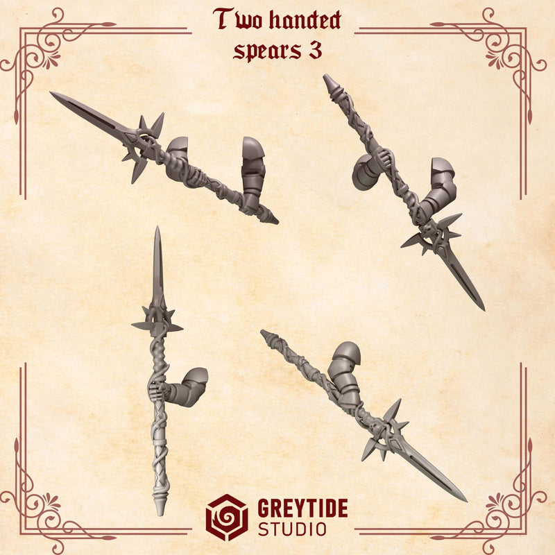 Two handed spears 3 CL