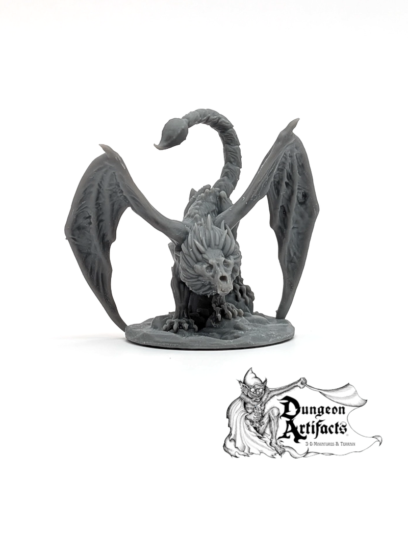 Undead Manticore - Wargaming Miniatures Monster Rocket Pig Games D&D, DnD - Only-Games