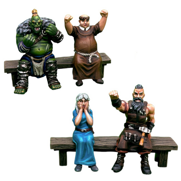 Cheering Crowd (SITTING FOLKS)