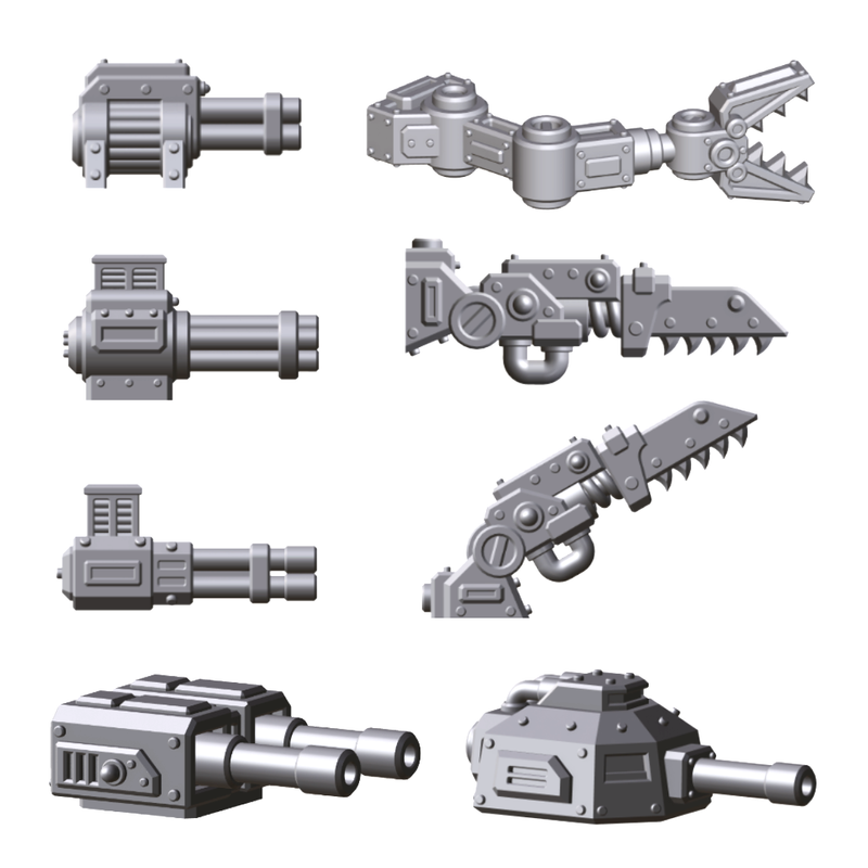 1:64 Scale Battle Car Kitbashing Tabletop Bits - Only-Games