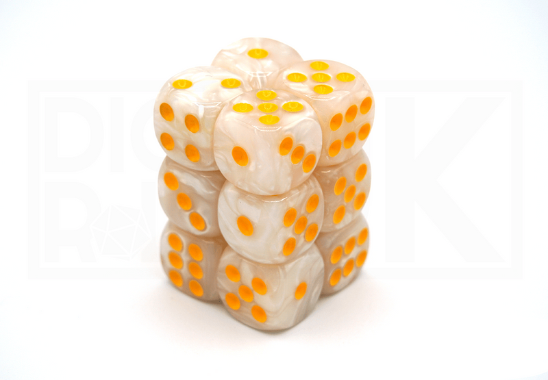 12x16MM Dice Block | Pearl White - Only-Games